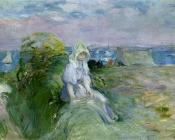 贝尔特 摩里索特 : On the Cliff at Portrieux